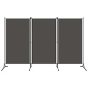 Parawany - Parawan 3-panelowy, antracytowy, 260 x 180 cm - miniaturka - grafika 1