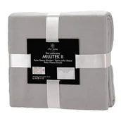 Koce - Koc Polarowy Milutek 130x170 Jasno Szary-130x170 cm - miniaturka - grafika 1