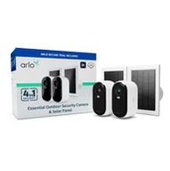 Kamery do monitoringu - Arlo Essential 2 2K Outdoor Camera 2pack W/2 Solar Panel BNDL - miniaturka - grafika 1