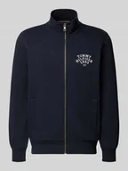 Bluzy męskie - Bluza rozpinana o kroju regular fit z mieszanki bawełny - miniaturka - grafika 1