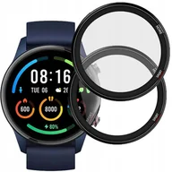 Akcesoria do smartwatchy - 2x Elastyczne Szkło 3D Alogy Full Glue do Xiaomi Mi Watch Black - miniaturka - grafika 1