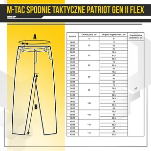 M-Tac - Spodnie Patriot Gen II Flex Black - Army Olive - 20056862 - Odzież taktyczna i umundurowanie M-Tac - Spodnie Patriot Gen II Flex Black - Army Olive - 20056862 - Odzież taktyczna i umundurowanie - miniaturka - grafika 10