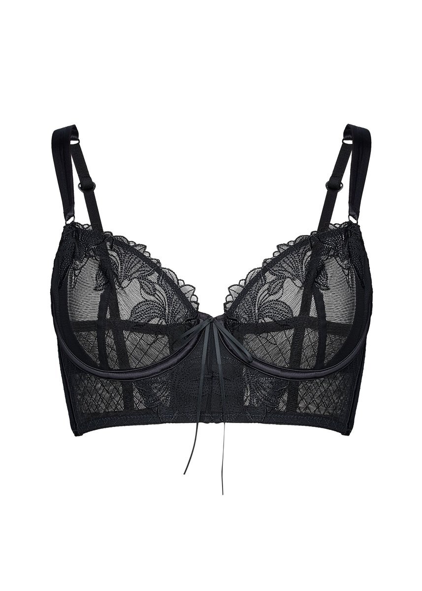 Biustonosz miękki CIRCUS Esotiq czarny 70D