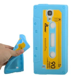 Silikonowe etui na telefon Samsung Galaxy S4 GT-I9500 / GT-I9505 / LTE+ GT-I9506 / Value Edition GT-I9515 niebieskie - Etui i futerały do telefonów - miniaturka - grafika 1