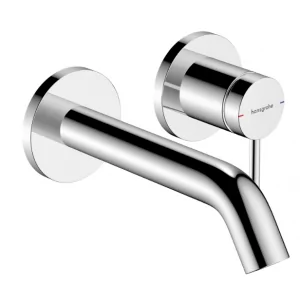 HANSGROHE 73350000 Tecturis S Jednouchwytowa bateria umywalkowa ścienna, podtynkowa z wylewką 16,5 cm, Chrom - Baterie umywalkowe - miniaturka - grafika 1