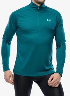 Bluza szybkoschnąca Under Armour Tech 2.0 1/2 Zip Long Sleeve - hydro teal/radial turquoise - Bluzy sportowe męskie - miniaturka - grafika 1