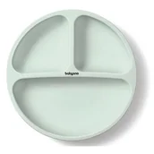 Sztućce dla dzieci - Talerz BABYONO 1482/03 Zielony - miniaturka - grafika 1