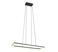 Lampy sufitowe - CAMINO R35771132 lampa wisząca 70cm czarny prostokąt LED 27W 3000K - miniaturka - grafika 1