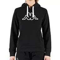 Koszulki i topy damskie - Kappa Damska koszulka z logo Belle Slim, czarna, S - miniaturka - grafika 1