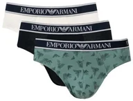 Majtki męskie - EMPORIO ARMANI UNDERWEAR ORYGINALNE SLIPY MĘSKIE 3-PACK BOX XXL - miniaturka - grafika 1