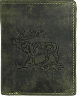 Portfele - Greenburry - Vintage portfel zwierzęcy - jeleń - męski - oliwkowy - miniaturka - grafika 1