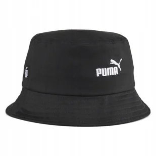 KAPELUSZ PUMA ESS NO LOGO 1 BUCKET HAT 02536501 CZAPKA Z DASZKIEM CZARNA - Czapki damskie - miniaturka - grafika 1
