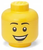 Klocki - LEGO 40310802 - Pojemnik głowa mała S - Uśmiechnięty chłopiec - miniaturka - grafika 1