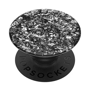 PopSockets PopSockets PopGrip - Rozkładany uchwyt i podstawka do telefonów oraz tabletów z wymiennymi krążkami PopTops - Foil Confetti Silver POPSOCKET15762708 - Uchwyty samochodowe do telefonów - miniaturka - grafika 3