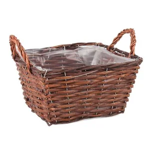 Kosz z uchwytami kwadratowy 25 x 25 x 14/19 cm - Pozostałe akcesoria do uprawy roślin - miniaturka - grafika 1