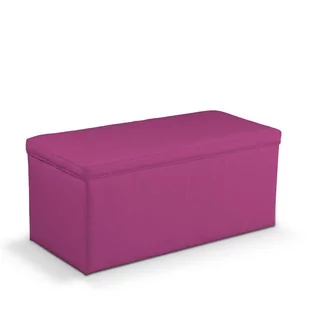 Dekoria.pl Dekoria.pl Skrzynia tapicerowana amarant 90 × 40 × 40 cm Etna 525-705-23 - Pufy i podnóżki - miniaturka - grafika 1