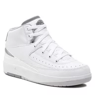 Buty dla dziewczynek - Buty Nike Jordan 2 Retro (PS) DQ8564 100 White/Cement Grey/Sail/Black - miniaturka - grafika 1
