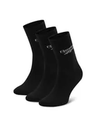 Skarpetki damskie - Reebok Zestaw 3 par wysokich skarpet unisex R0367-SS24 (3-pack) Czarny - miniaturka - grafika 1