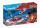 Zabawki kreatywne - PLAYMOBIL Fire Brigade with Heli and Boo 70335 - miniaturka - grafika 1