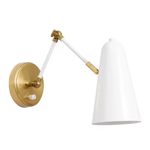 LAMPA ŚCIENNA KINKIET NOWOCZESNY BIAŁY RONA W2 - Lampy ścienne - miniaturka - grafika 1