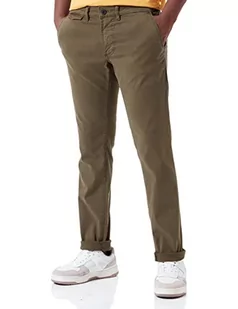 camel active Męskie spodnie 477875/8F30, Olive Brown, 34W / 34L - Spodenki męskie - miniaturka - grafika 1