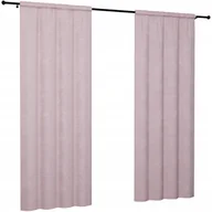 Zasłony - Zasłona welurowa na taśmie 140x270 zasłony gotowe gładkie do salonu velvet - miniaturka - grafika 1