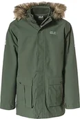 Kurtki i płaszcze dla chłopców - Jack Wolfskin Chłopięce Elk Island 3 w 1 Parka, Thyme Green, 092 - miniaturka - grafika 1