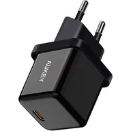 Ładowarki do telefonów - AUEKY PA-F5 BLACK OEM ŁADOWARKA SIECIOWA 20W 1XUSB-C PD - miniaturka - grafika 1