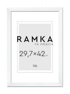 Ramki na zdjęcia - Ramka na zdjęcia A3 29,7x42 cm Biała - miniaturka - grafika 1