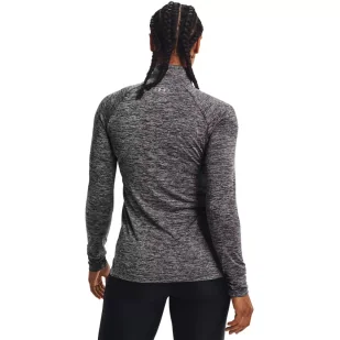 Koszulka damska Under Armour NEW TECH 1/2 ZIP - TWIST - Koszulki sportowe damskie - miniaturka - grafika 2