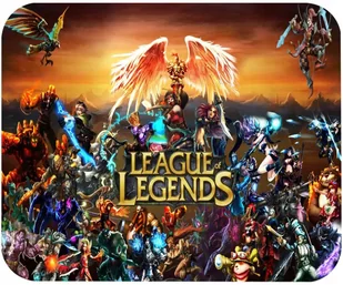 PODKŁADKA POD MYSZKĘ Z LEAUGUE OF LEGENDS GRY PREZENT -TEKST -29X36 - Podkładki pod mysz - miniaturka - grafika 1