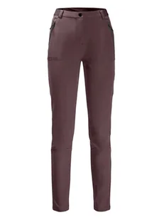 Jack Wolfskin Spodnie funkcyjne - Slim fit - w kolorze bordowym - Spodnie sportowe damskie - miniaturka - grafika 1