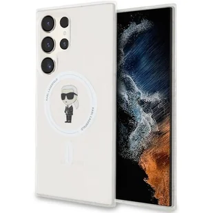 Karl Lagerfeld KLHMS23LHFCKNOT S23 Ultra S918 transparent hardcase IML Ikonik MagSafe - Etui i futerały do telefonów - miniaturka - grafika 1