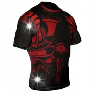 Kimona, stroje i obuwie - RASHGUARD MĘSKI MMA SPORTY WALKI SIŁOWNIA CROSSTRAINING BUSHIDO Warrior M - miniaturka - grafika 1