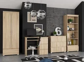 Meble do sypialni - Zestaw mebli do pokoju młodzieżowego MEBLOWA 1 Neo 01, sonoma, 4 elementy - miniaturka - grafika 1