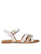 Buty dla dziewczynek - Tommy Hilfiger Sandały T3A2-33779-0273X S Biały - miniaturka - grafika 1