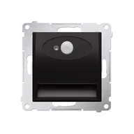 Inne akcesoria elektryczne - Oprawa oświetleniowa LED Kontakt-Simon 54 DOSC.01/48 z czujnikiem ruchu światło białe ciepłe 230V AC antracyt metalizowany - miniaturka - grafika 1