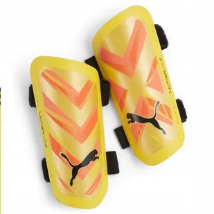 XXS Nagolenniki Puma Ultra Light Strap 030875-09 pomarańczowy XXS - Piłka nożna - miniaturka - grafika 1