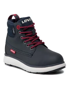 Buty dla chłopców - Levi's Trzewiki VVER0003S Granatowy - grafika 1