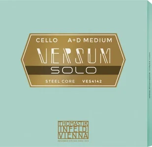 Thomastik Einzelsaite für Cello 4/4 Versum Solo - G-Saite Spiralkern, Wolfram/Chrom Umspinnung, mittel 641805 - Instrumenty smyczkowe - miniaturka - grafika 1