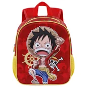 Plecaki - One Piece Luffy plecak 3D, czerwony, czerwony, Mały plecak 3D Luffy - miniaturka - grafika 1