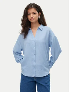 Vero Moda Koszula Melaney 10316389 Niebieski Loose Fit - Koszule damskie - miniaturka - grafika 1