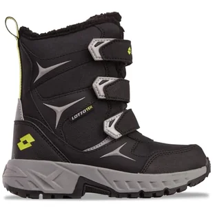 LOTTO Półdługie buty dziecięce Pinecreek Tex K uniseks, czarny srebrny, 36 EU - Buty dla chłopców - miniaturka - grafika 1