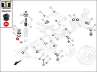 Układ zawieszenia - akcesoria - Tuleja amortyzatora TEDGUM 00440169 - miniaturka - grafika 1