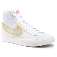 Buty sportowe damskie - Nike Buty Blazer Mid Vntg '77 CZ8105 100 White/Mettalic Silver - miniaturka - grafika 1