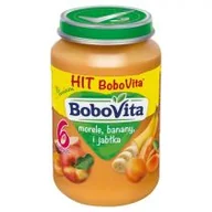 Desery dla dzieci - BoboVita Morele banany i jabłka po 6 miesiącu 190 g - miniaturka - grafika 1