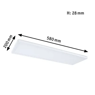Paulmann Atria Shine panel biały 840 58x20cm - Lampy pozostałe - miniaturka - grafika 1