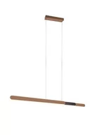 Lampy sufitowe - Trio Leuchten Brązowa lampa wisząca z diodą LED ściemnialną w stopniach Kelvina - Yipke - miniaturka - grafika 1