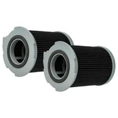 Filtry do odkurzaczy - vhbw 2x Filtry do odkurzacza kompatybilne z LG VC-7070 CTS, VC-7070 CT, VC-7070 CTR, VC-7070 CP, VC-7070 Odkurzacz - Filtr HEPA Czarny Szary czarny... - miniaturka - grafika 1