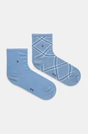 Skarpetki damskie - Tommy Hilfiger skarpetki 2-pack damskie kolor niebieski 701229861 - miniaturka - grafika 1